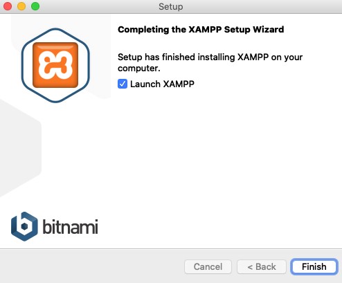 Completing installation Completing installation